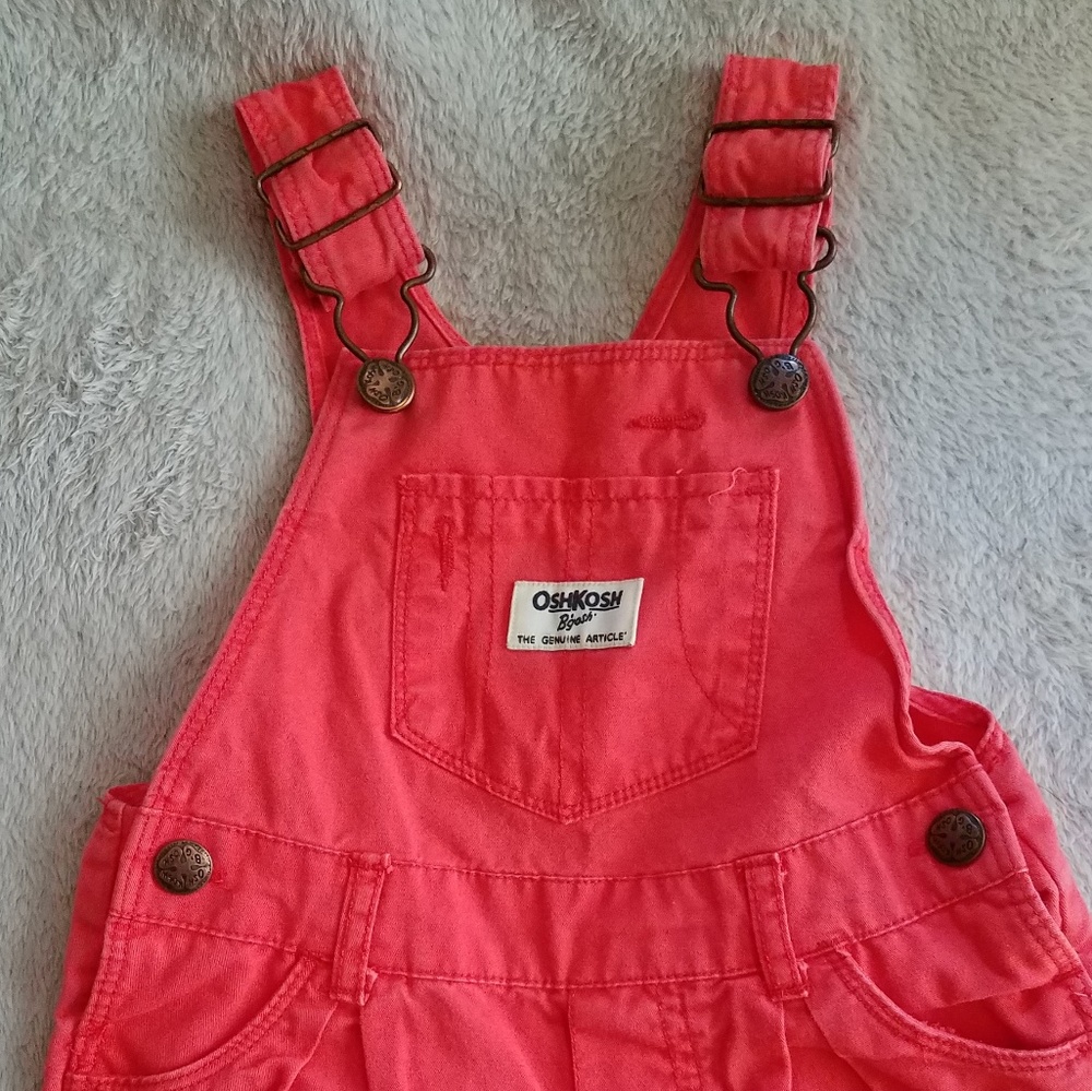 5/$13 OshKosh B'Gosh | Tangerine Shortalls